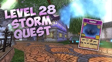 Wizard101 Level 28 Spell Quest | Tempest