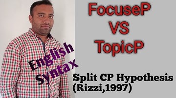 Focuse Phrase vs Topic Phrase in CP Layer in English ll Linguistics with Asad Ali