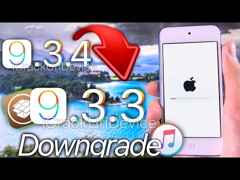 Downgrade iOS 9.3.4 to iOS 9.3.3 & Jailbreak Pangu - ANY iPhone, iPad & iPod Touch! (KEEP DATA)