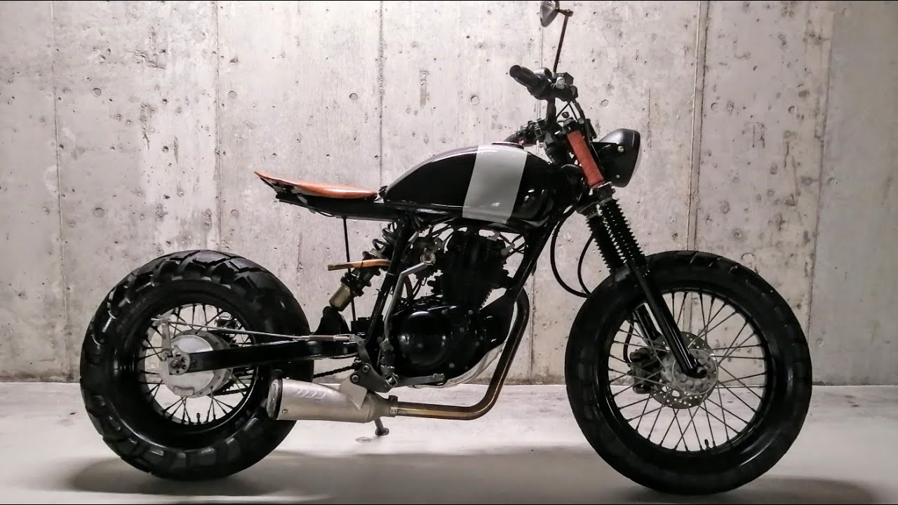 走行動画 TW225 TW200 SCRAMBLER カスタム スクランブラー caferacer 