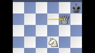 Checkmate with Queen and Knight against King