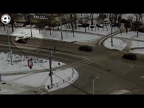 МОМЕНТ ДТП в КАМЕНСКЕ-УРАЛЬСКОМ