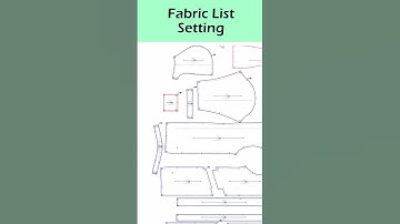 How to set up Fabric List on PAD program [PAD system Tutorial I Digital Pattern Making]_#short