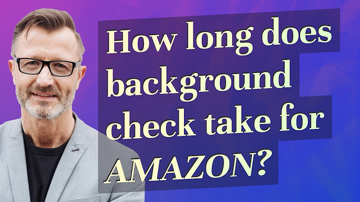 How long does amazon background check take 2022