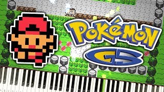 Pokemon Gold \& Silver - Route 1 Theme Piano Tutorial Synthesia