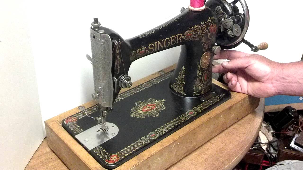 singer red eye 66 treadle sewing machine