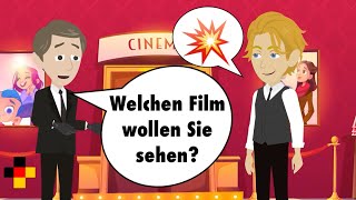 Learn German | Going to the movies | Dialogue in German with subtitles