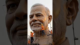 ModiStatue #StatueConstruction #IndiaPride #HardWork #Workers #EngineeringMarvel #Shorts #