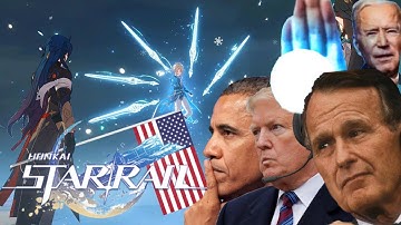 US Presidents Play Honkai: Star Rail - Blade vs Bush & Yanqing Boss Fight
