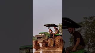 Girl Driving Tractor