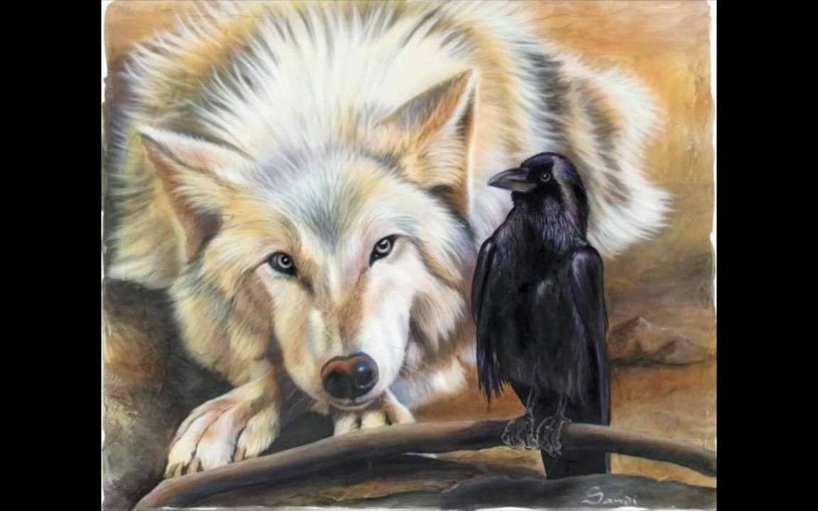 Волк и ворон. Волк осень. Картинка волк птица. Птица и волк ми ми. Волк.