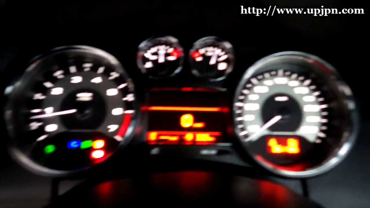 2UPJ-20786239] プジョー RCZ (T7R5F03) メーター プジョー RCZ(T7R5F03) エンジン始動テスト 5F03 Peugeot エンジン音