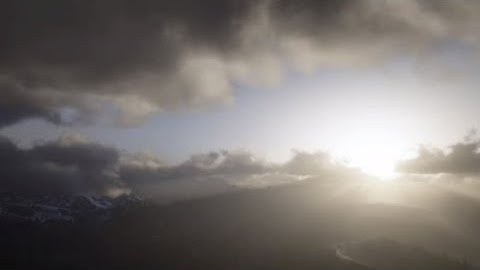 RDR2 : Sunrise Atop Mount Shann