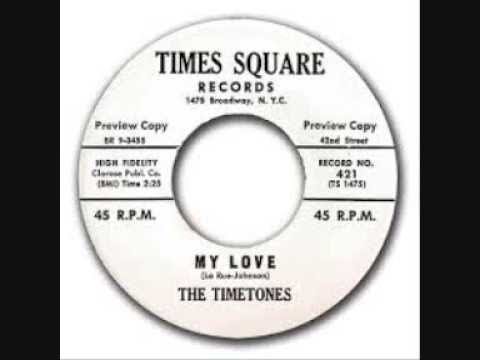 DOO WOP GROUP 45 RPM - TIMETONES - TIMES SQUARE 421 - "IN MY  HEART" + "MY LOVE"