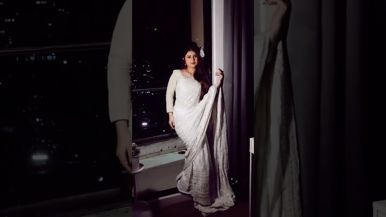 90s Retro look🤍😍 #arishfakhan #transition #90s #90severgreen #oldsong #trending #retrolook #retro