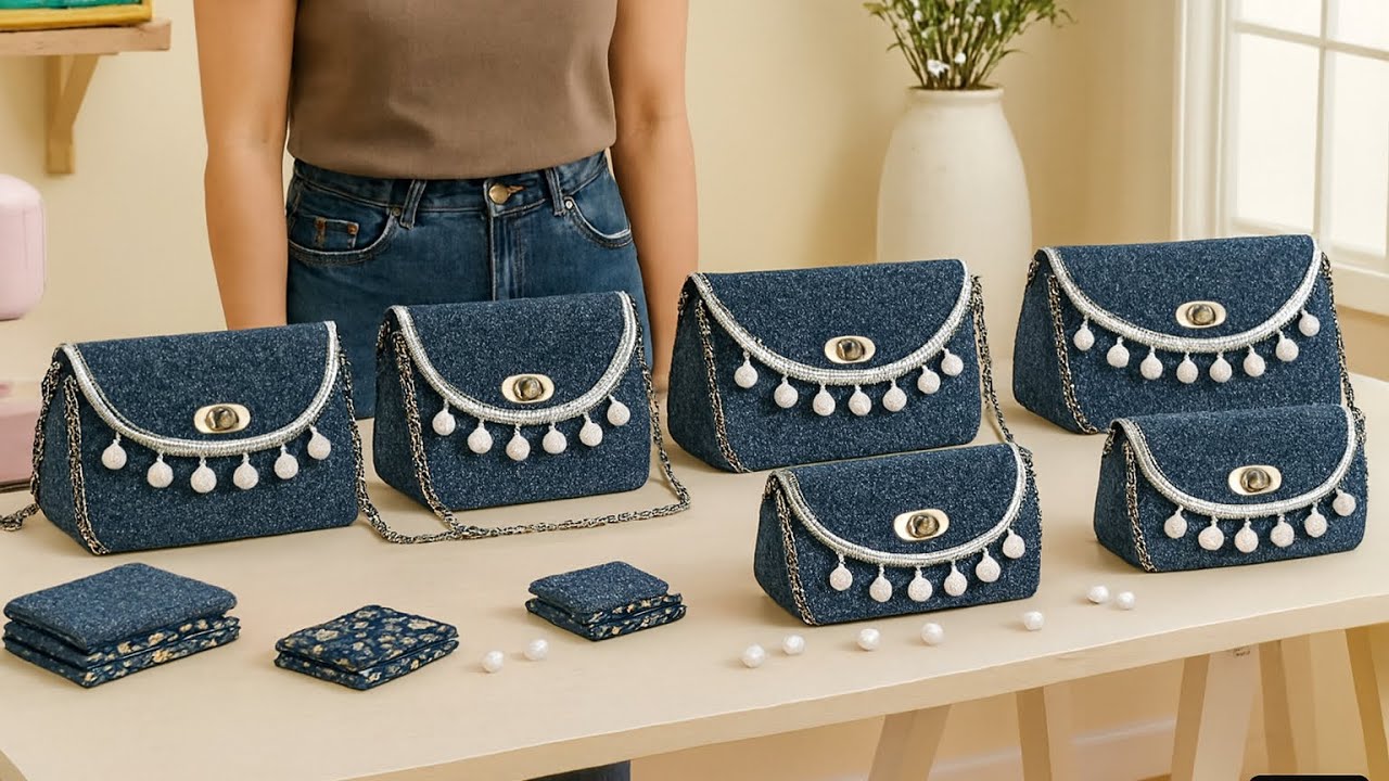 Turn Old Jeans Into a Stunning Denim Bag (Easy DIY )👖