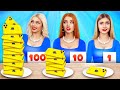 Rich Girl vs Broke Girl! Funniest Girls Battles For 24 Hours by RATATA CHALLENGE