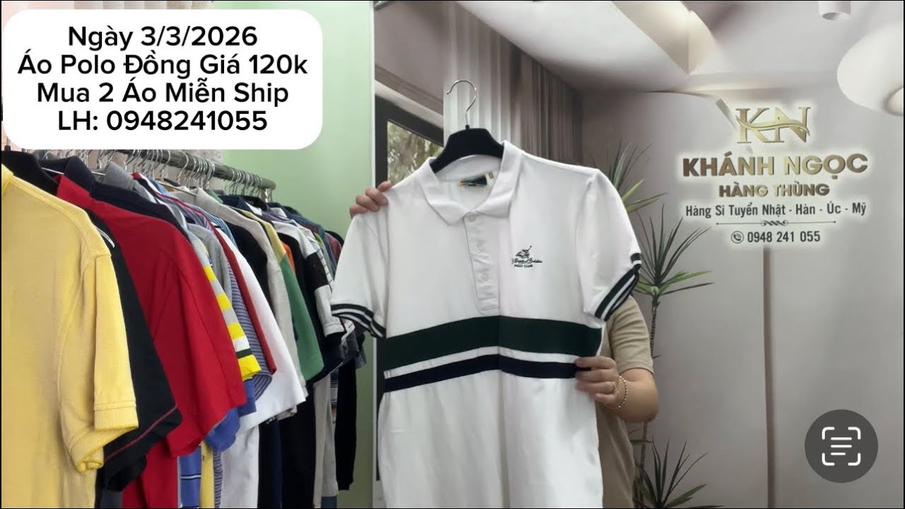 [3/3] ÁO POLO HÀN NHẬT /ĐỒNG GIÁ 120k /2 MIỄN SHIP / LH 0948 241 055