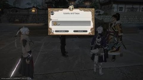 FINAL FANTASY XIV STORMBLOOD PATCH 4.3 - Gosetsu and Tsuyu