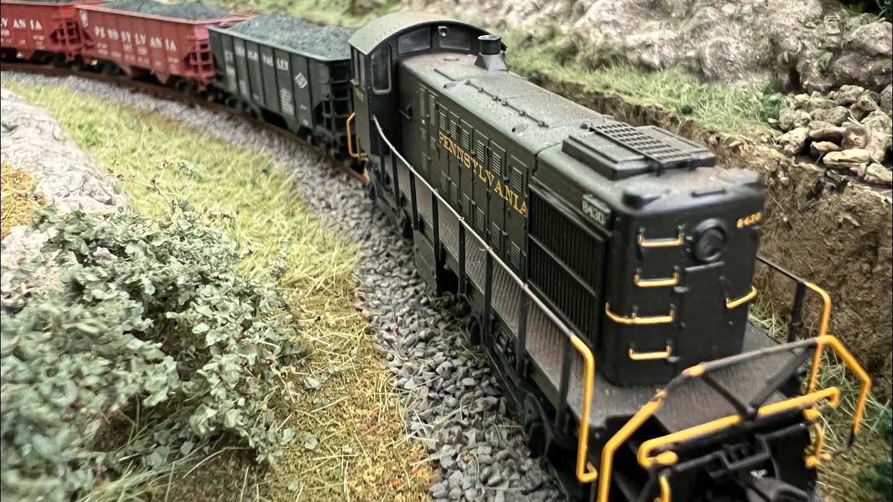 Moving Coal over the N Scale 2x4 Pop-up Layout