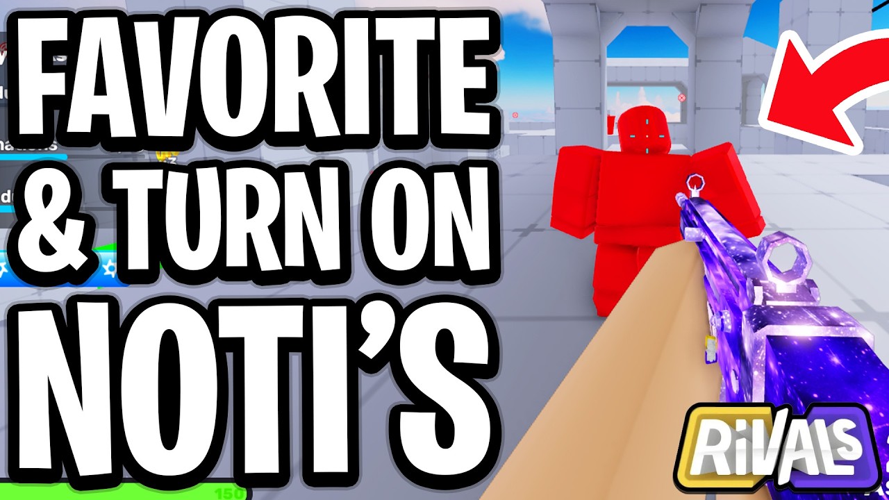 How to Favorite and Turn on Notification in Rivals Roblox - Full Guide ...