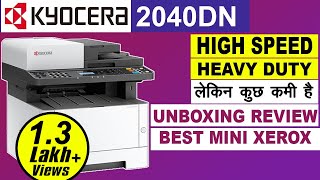 Best High Speed Photocopy Laser Printer Mini Xerox Machine Kyocera M2040dn Review Duplex Legal Scan