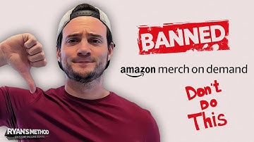 How to Get BANNED from Amazon Merch ⛔