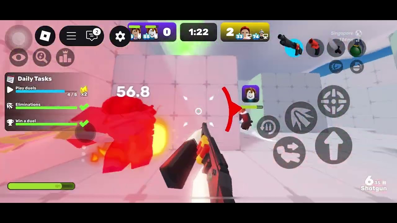 Playing a 2v2 rivals match FT@Denoxity1212 - YouTube