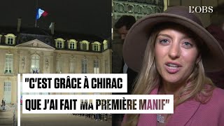 Longue file d'attente à l'Elysée pour rendre hommage à Jacques Chirac