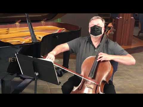 Elgar "Salut d'Amour" Eric Edberg, cello and Claude Cymerman, piano