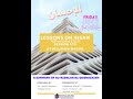 Friday Topic 10 6 2022 Lessons On Ihsam 1 10 By Dr Issam Ghannam Solihull Imam 