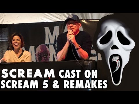 Scream 5 Update - Cast Panel: Neve Campbell, Matthew Lillard & Jamie Kennedy - Mad Monster Party