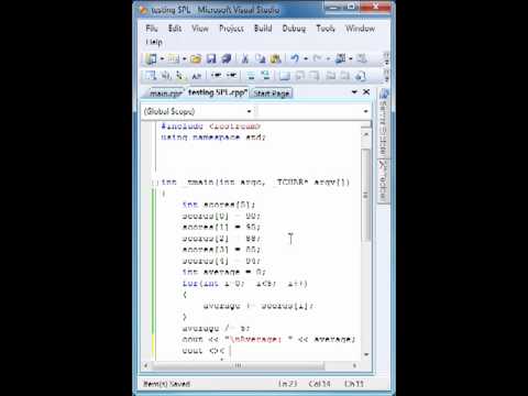 How to Program With a C Array