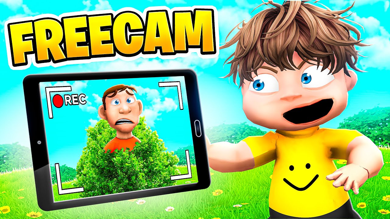 Using FREECAM to CHEAT in Hide & Seek! (Brookhaven)