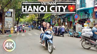 Hanoi The Capital of Vietnam in 2023  Walking Tour in the City Center 4K 60FPS