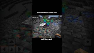 Baby Zombie with Netherite Sword?! 💀 Most OP Spawn Ever | Minecraft Reel #minecraft #youtubeshorts