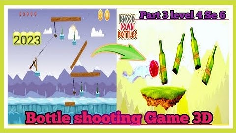 Bottle shooting game / know download Gameplay ios to Android part 3 level 4 Se 6 #@Bottlegaming786