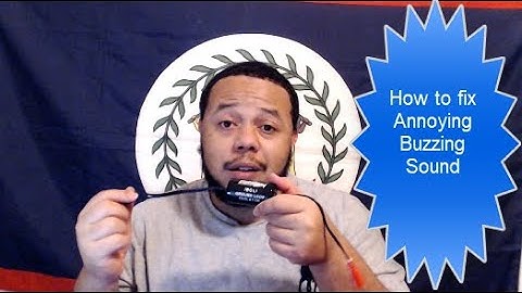 How to remove buzzing or static from microphone while streaming or recording!