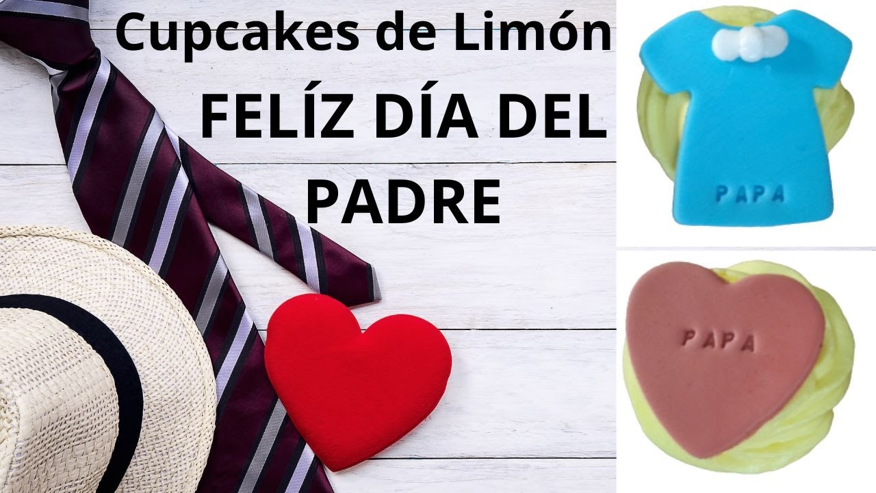 Cupcakes de Limón y Frostin de Limón (DIA DEL PADRE) - YouTube