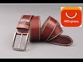 Кожаный мужской ремень PACENTO / Men's leather belt / AliExpress