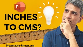 Change Measurement Units from Inches to Centimeters in PowerPoint [US to Metric]
