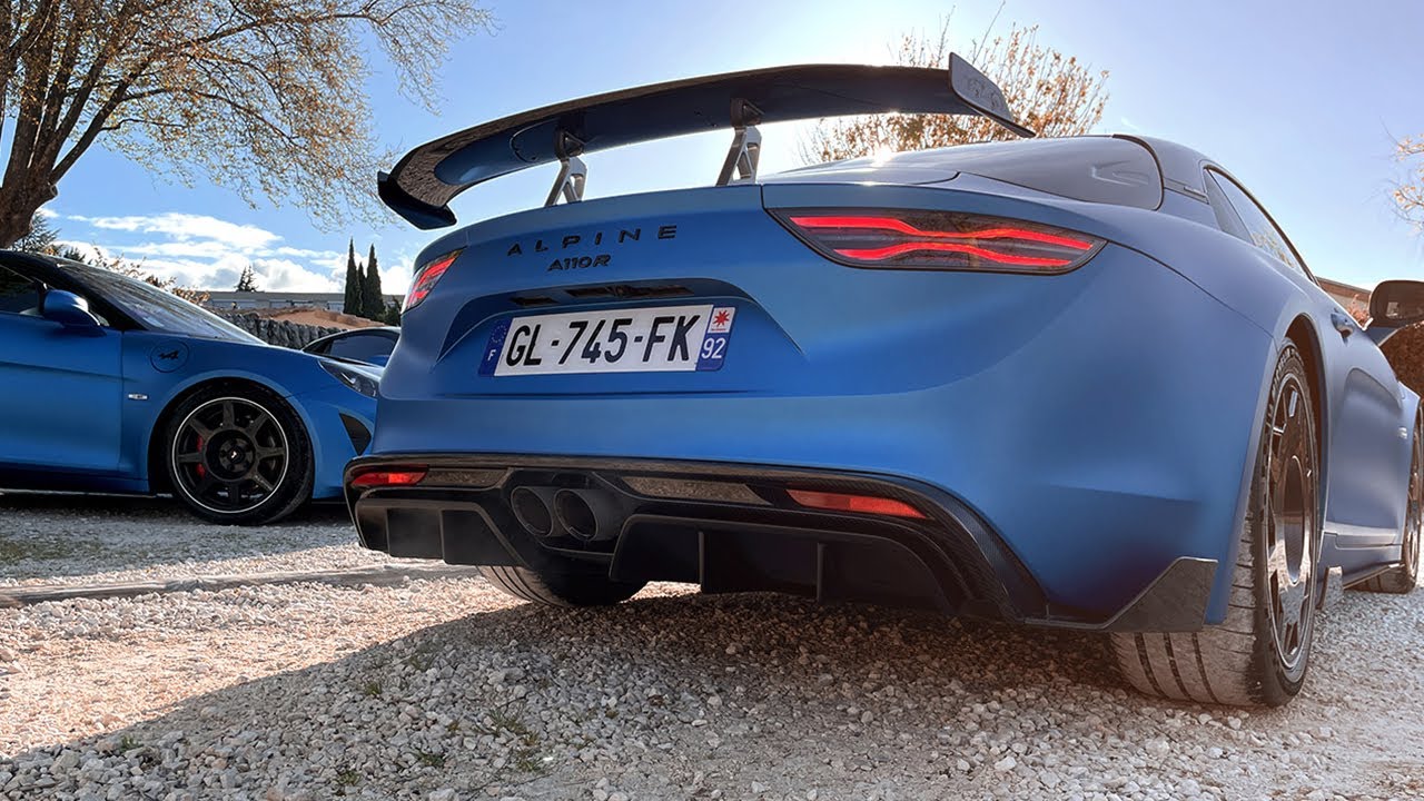 Acceleration Alpine A110 R 2023, light is right !