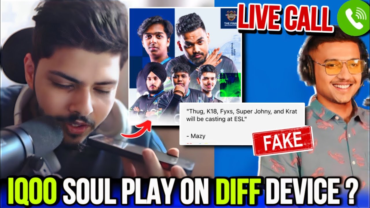 IQOO SouL ESL Device 🤔 K18 LIVE Call 🔴 ESL Updates🔥 - YouTube