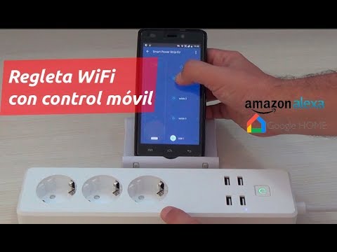 Regleta inteligente WiFi Tuya Smart compatible  Alexa y Google Home 