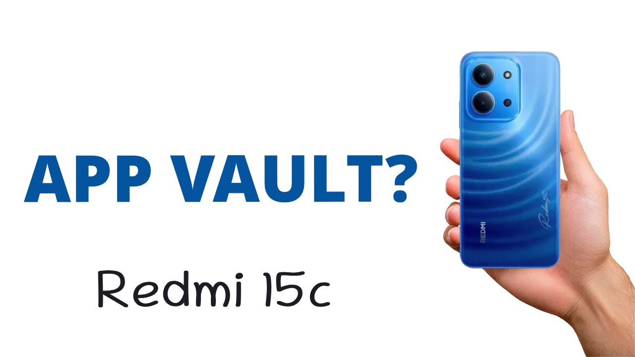 Como ATIVAR o APP VAULT no Redmi 15C, FÁCIL!