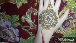 Round easy mehndi design for back hands ll Beginners guide screenshot 4