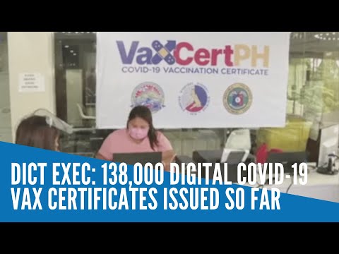 138,000 digital COVID-19 vax certificates issued so far — DICT exec