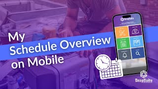 My Schedule Overview on Mobile
