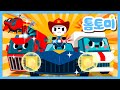 톰토미 응급구조대 | 출동! 멋진 히어로 소방차, 경찰차, 구급차, 소방헬기! 🚑🚒🚓🚁 | 자동차동요 | 톰토미 (TOMTOMI) Mp3 Song