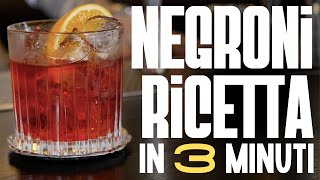 Il Negroni: Il Re eletto da un CONTE - Ricetta e Preparazione | Italian Bartender